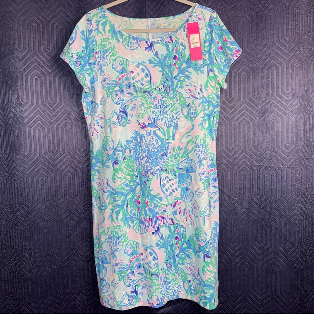 Lilly Pulitzer Short Sleeve Marlowe Dress Amethyst Tin Craysea
